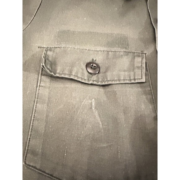 US Army Field Jacket Size Small  Green 1970s Military Olive Faded - Picture 10 of 13